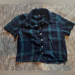 Cropped Collared Shirt